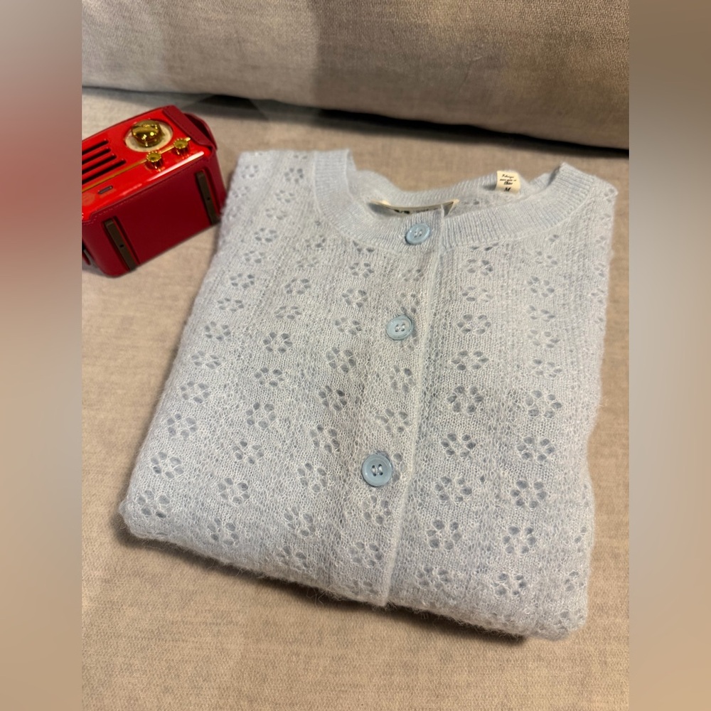 Doen Light Blue Women's Cardigan - Picture 5 of 12